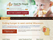 Tablet Screenshot of fmpfoodbank.org